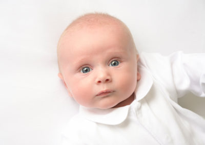 baby blue eyes in baby photo session Runfold